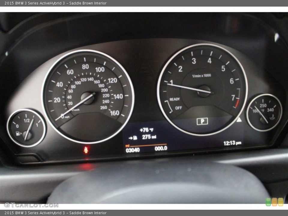 Saddle Brown Interior Gauges for the 2015 BMW 3 Series ActiveHybrid 3 #108468784