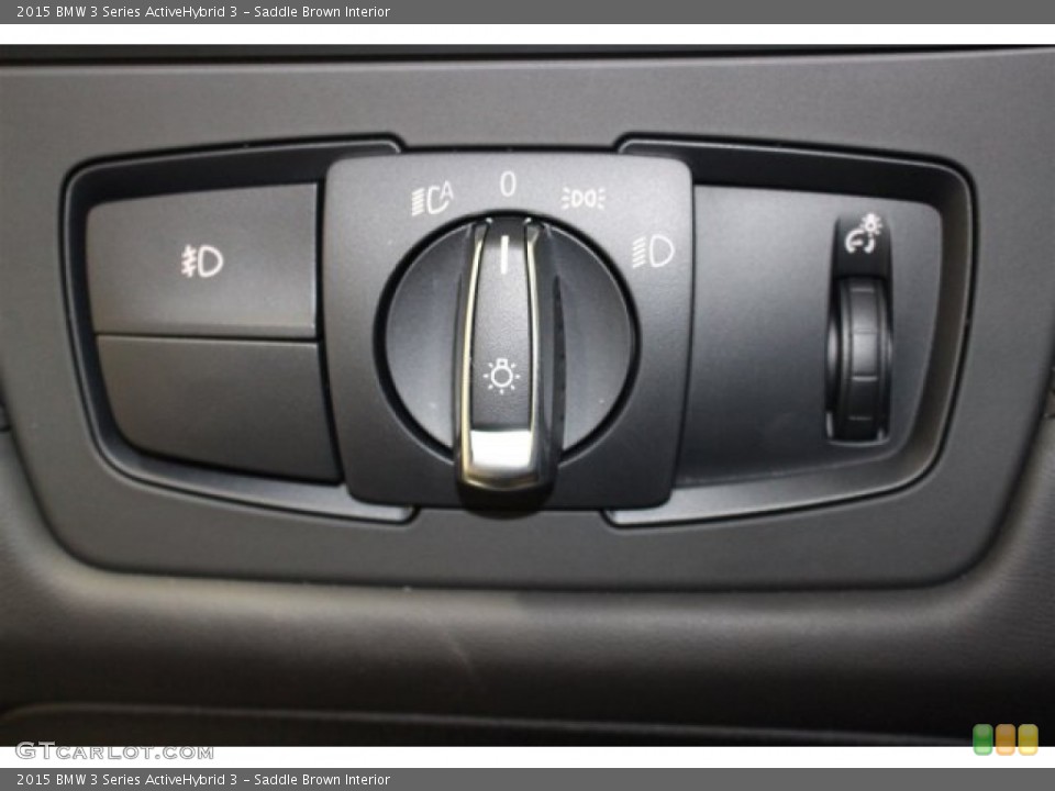 Saddle Brown Interior Controls for the 2015 BMW 3 Series ActiveHybrid 3 #108468790