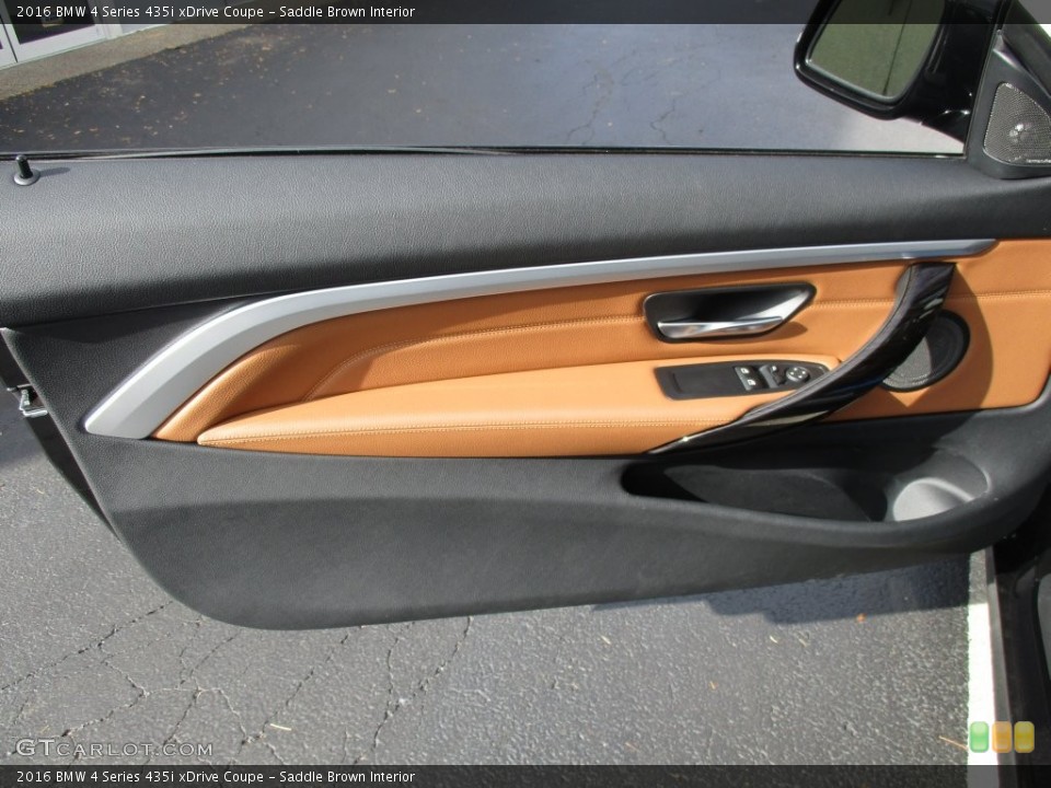 Saddle Brown Interior Door Panel for the 2016 BMW 4 Series 435i xDrive Coupe #108477032