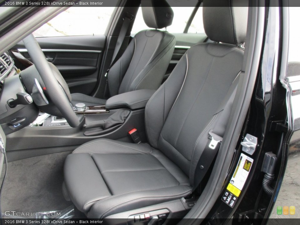 Black Interior Photo for the 2016 BMW 3 Series 328i xDrive Sedan #108477595