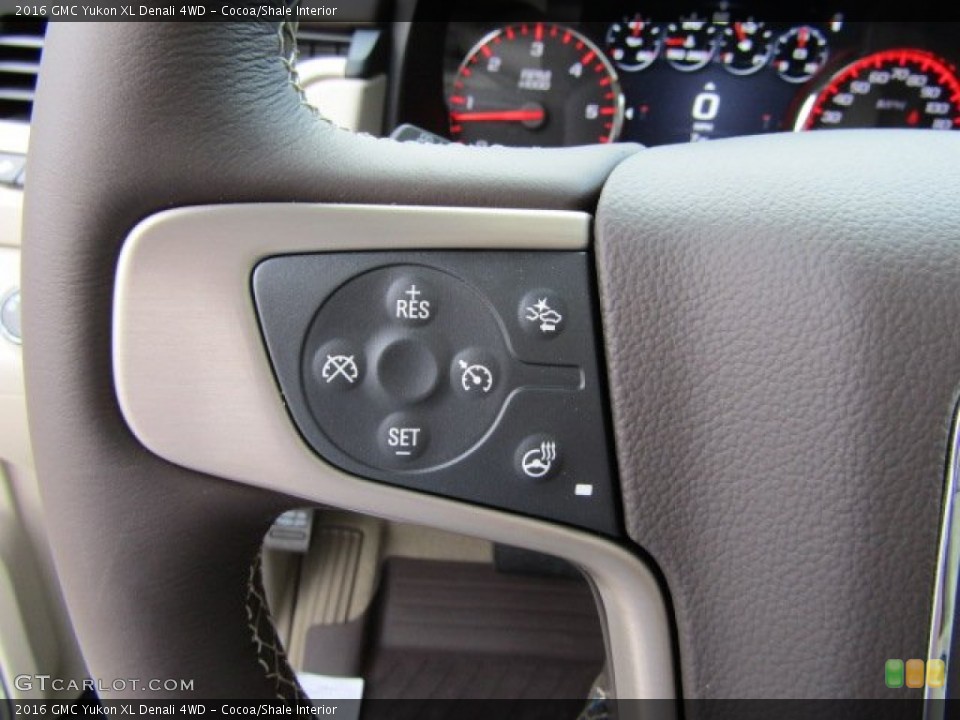 Cocoa/Shale Interior Controls for the 2016 GMC Yukon XL Denali 4WD #108478052