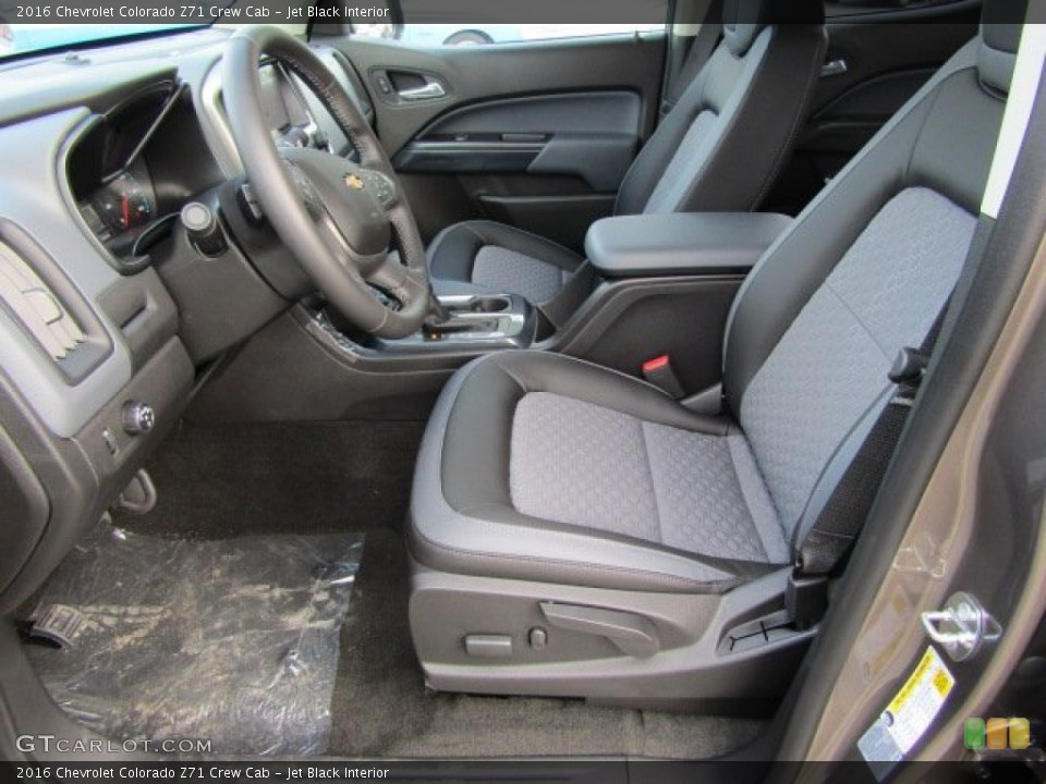 Jet Black Interior Photo for the 2016 Chevrolet Colorado Z71 Crew Cab #108478532