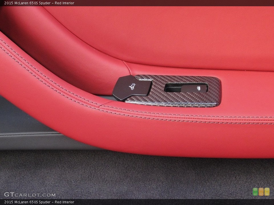 Red Interior Controls for the 2015 McLaren 650S Spyder #108481085