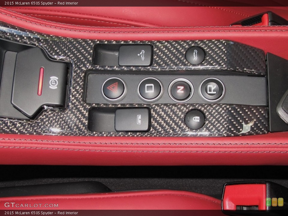Red Interior Controls for the 2015 McLaren 650S Spyder #108481178