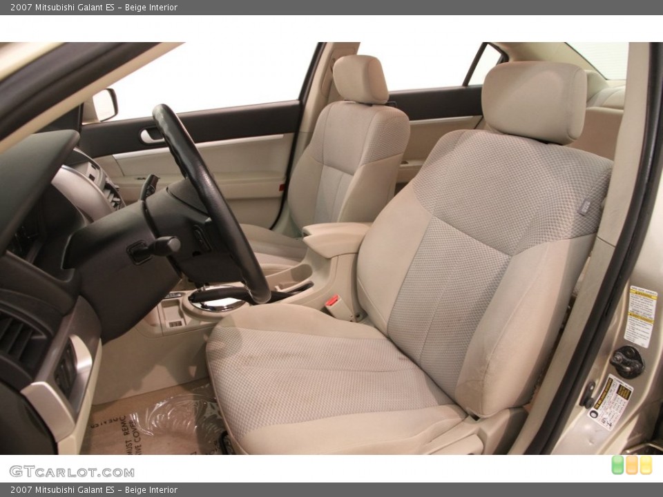 Beige 2007 Mitsubishi Galant Interiors