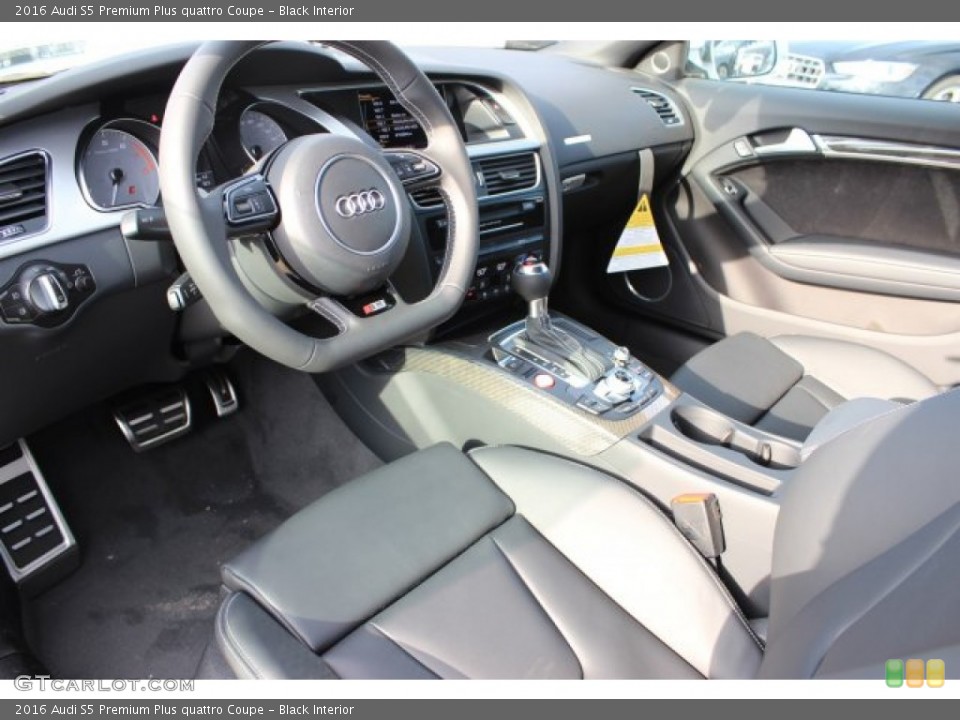 Black Interior Photo for the 2016 Audi S5 Premium Plus quattro Coupe #108499970