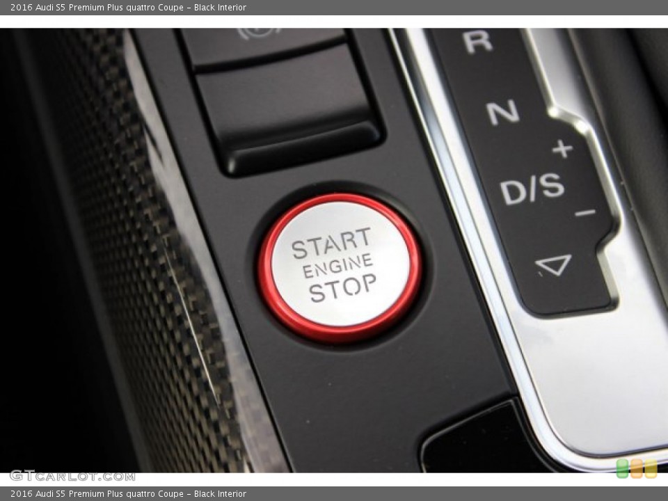 Black Interior Controls for the 2016 Audi S5 Premium Plus quattro Coupe #108500054