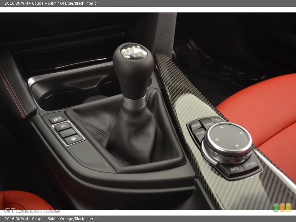 Sakhir Orange/Black Interior Transmission for the 2016 BMW M4 Coupe #108504959