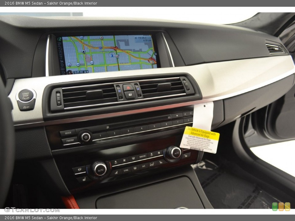 Sakhir Orange/Black Interior Dashboard for the 2016 BMW M5 Sedan #108505223