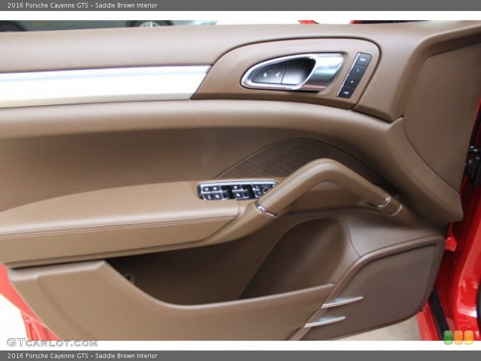 Saddle Brown Interior Door Panel for the 2016 Porsche Cayenne GTS #108507320