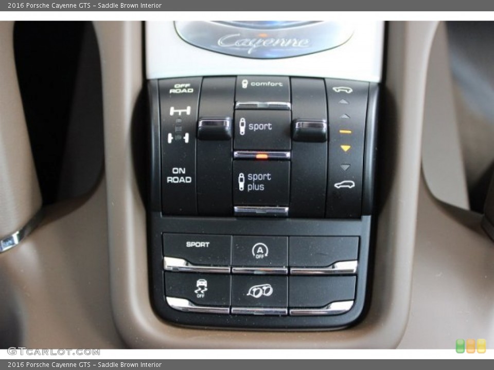 Saddle Brown Interior Controls for the 2016 Porsche Cayenne GTS #108507566