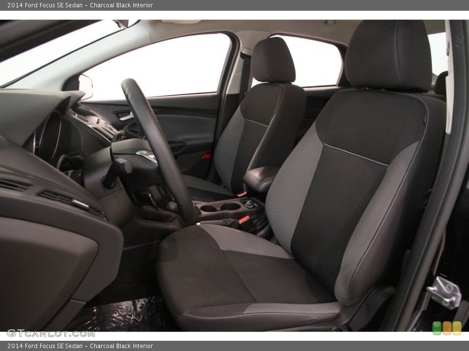 Charcoal Black Interior Front Seat for the 2014 Ford Focus SE Sedan #108507920