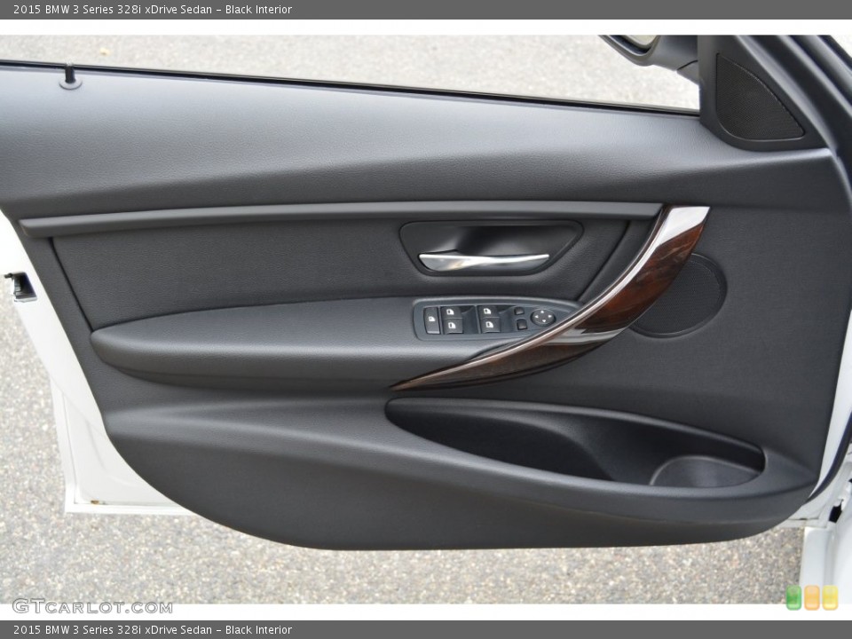Black Interior Door Panel for the 2015 BMW 3 Series 328i xDrive Sedan #108508202