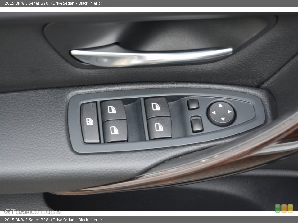 Black Interior Controls for the 2015 BMW 3 Series 328i xDrive Sedan #108508223