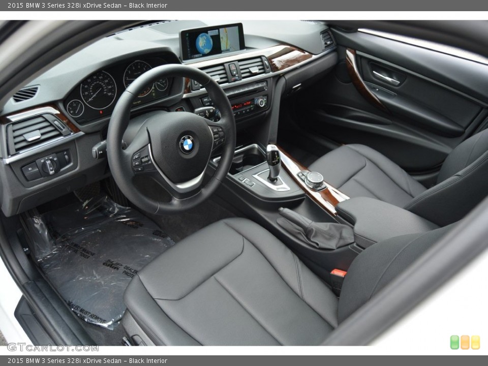 Black Interior Photo for the 2015 BMW 3 Series 328i xDrive Sedan #108508247