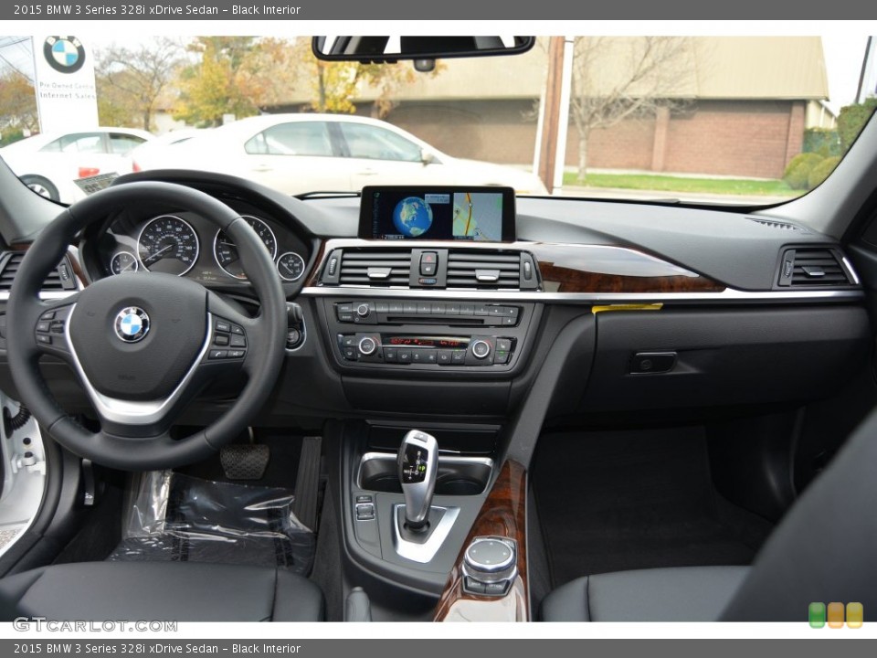 Black Interior Dashboard for the 2015 BMW 3 Series 328i xDrive Sedan #108508376
