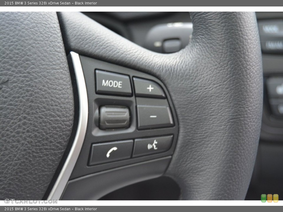 Black Interior Controls for the 2015 BMW 3 Series 328i xDrive Sedan #108508493