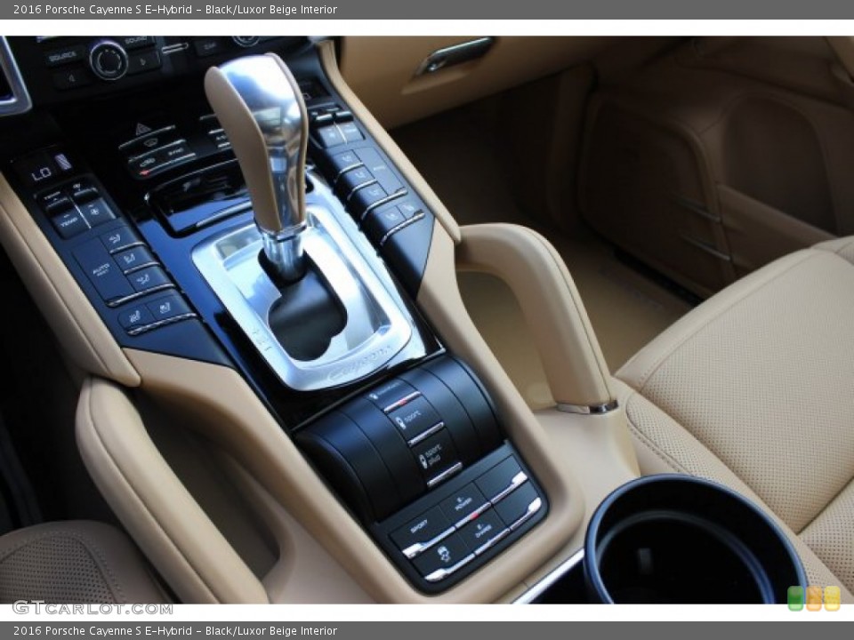 Black/Luxor Beige Interior Transmission for the 2016 Porsche Cayenne S E-Hybrid #108508547