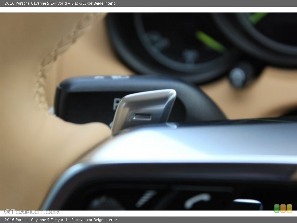 Black/Luxor Beige Interior Transmission for the 2016 Porsche Cayenne S E-Hybrid #108508811