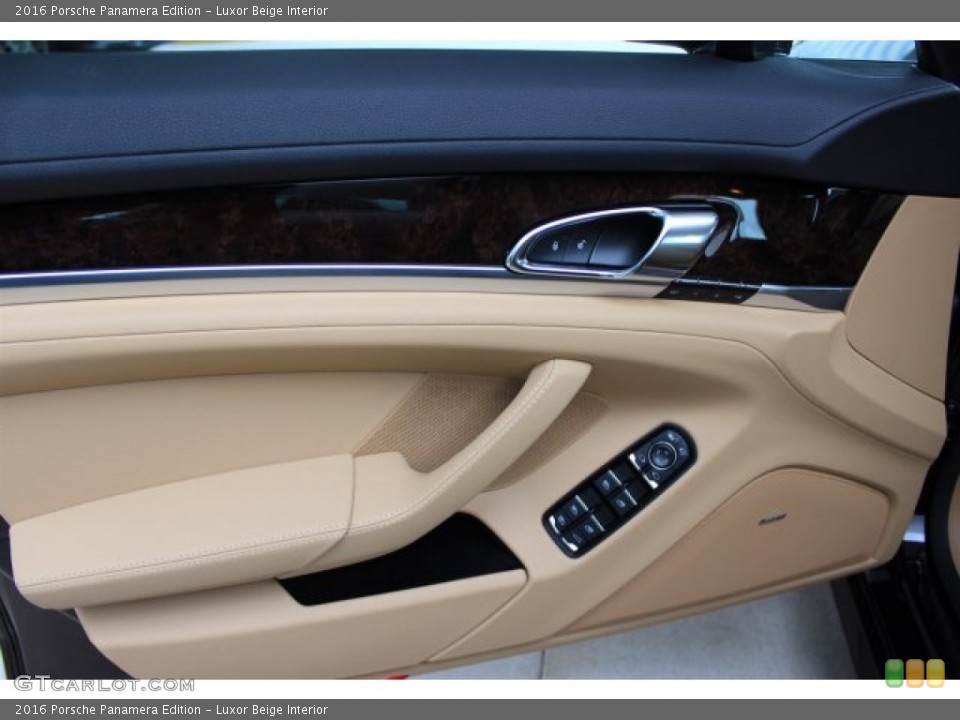 Luxor Beige Interior Door Panel for the 2016 Porsche Panamera Edition #108509435