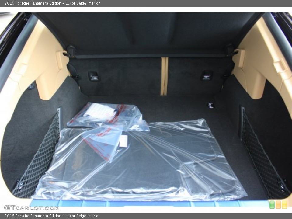 Luxor Beige Interior Trunk for the 2016 Porsche Panamera Edition #108510099