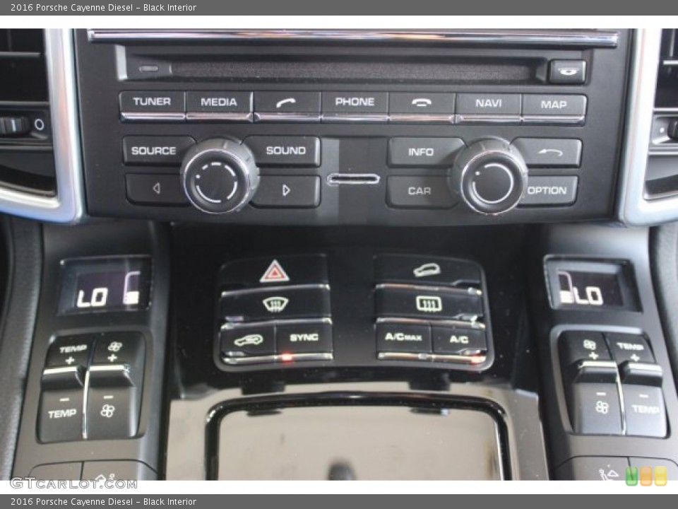 Black Interior Controls for the 2016 Porsche Cayenne Diesel #108510683