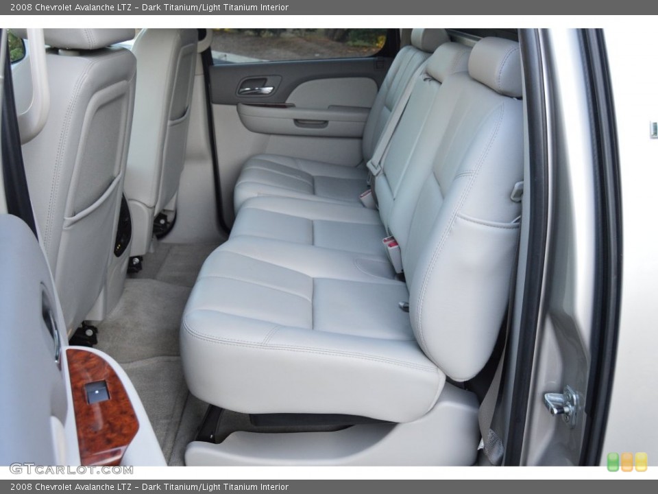 Dark Titanium/Light Titanium Interior Rear Seat for the 2008 Chevrolet Avalanche LTZ #108520745