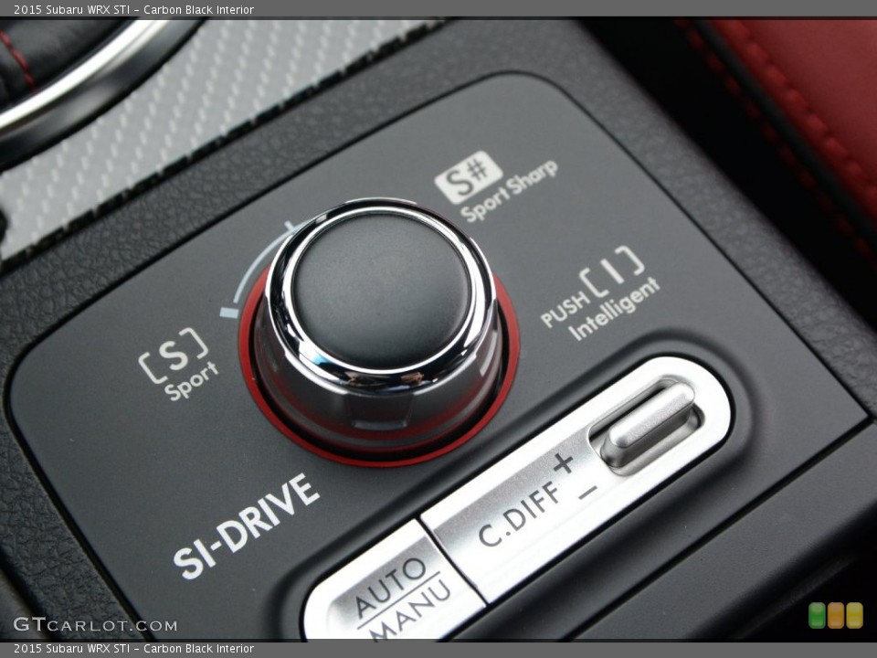 Carbon Black Interior Controls for the 2015 Subaru WRX STI #108530729