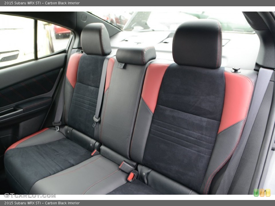 Carbon Black Interior Rear Seat for the 2015 Subaru WRX STI #108530747