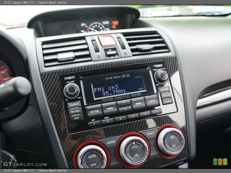 Carbon Black Interior Controls for the 2015 Subaru WRX STI #108530764