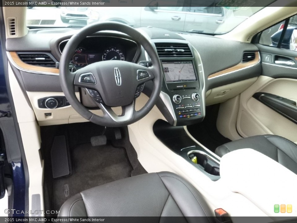 Espresso/White Sands Interior Prime Interior for the 2015 Lincoln MKC AWD #108539000