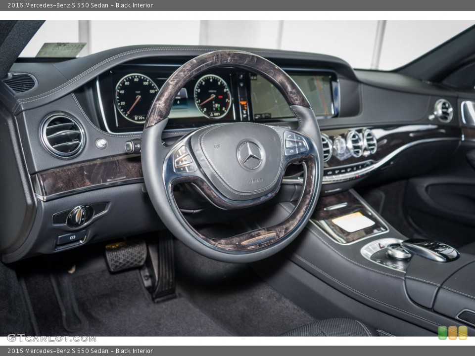 Black Interior Prime Interior for the 2016 Mercedes-Benz S 550 Sedan #108548534