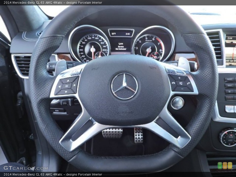 designo Porcelain Interior Steering Wheel for the 2014 Mercedes-Benz GL 63 AMG 4Matic #108563371