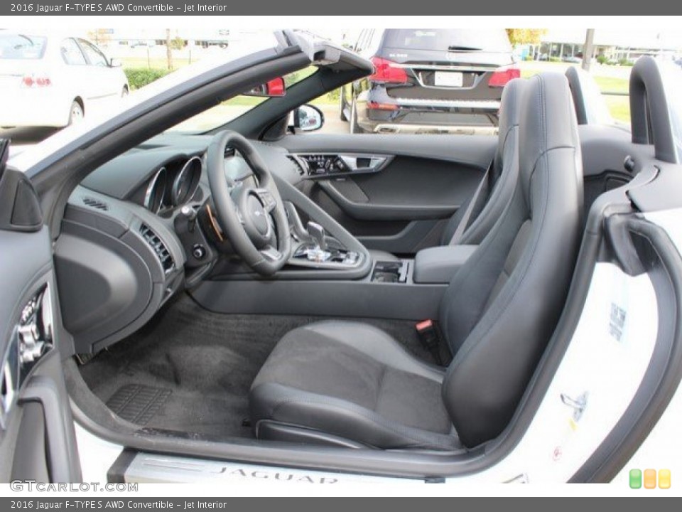 Jet Interior Photo for the 2016 Jaguar F-TYPE S AWD Convertible #108571525