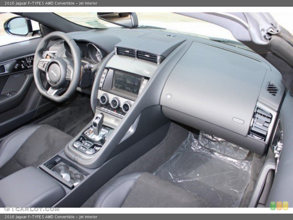 Jet Interior Dashboard for the 2016 Jaguar F-TYPE S AWD Convertible #108571528