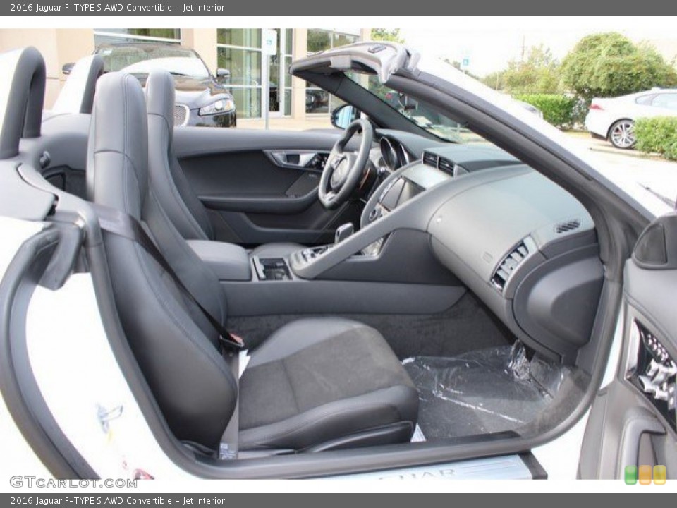 Jet Interior Photo for the 2016 Jaguar F-TYPE S AWD Convertible #108571531