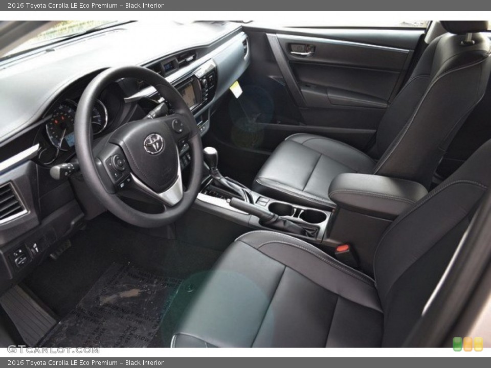 Black 2016 Toyota Corolla Interiors