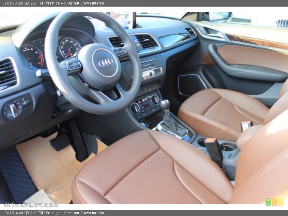 Chestnut Brown Interior Prime Interior for the 2016 Audi Q3 2.0 TSFI Prestige #108584455