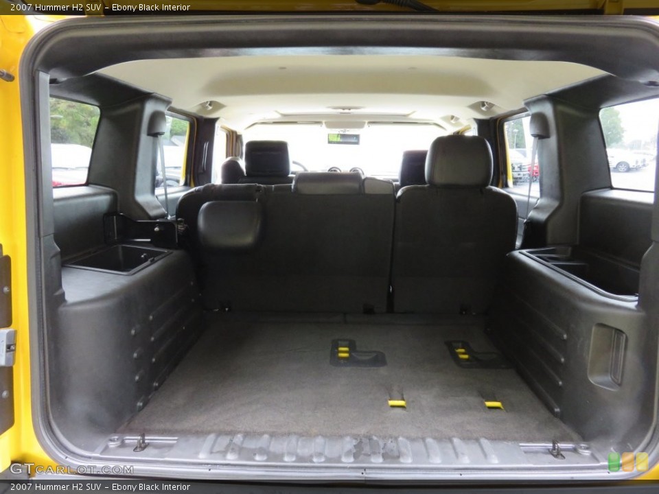 Ebony Black Interior Trunk for the 2007 Hummer H2 SUV #108590578