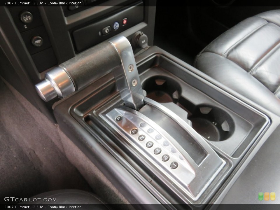 Ebony Black Interior Transmission for the 2007 Hummer H2 SUV #108590995
