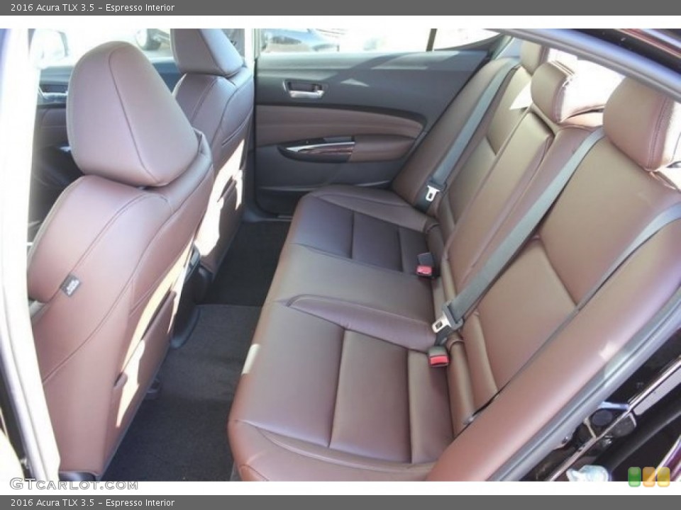 Espresso Interior Rear Seat for the 2016 Acura TLX 3.5 #108594916