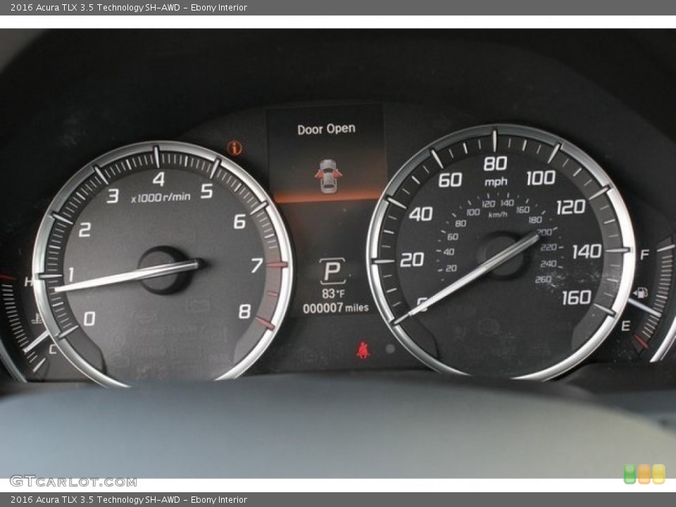 Ebony Interior Gauges for the 2016 Acura TLX 3.5 Technology SH-AWD #108599278