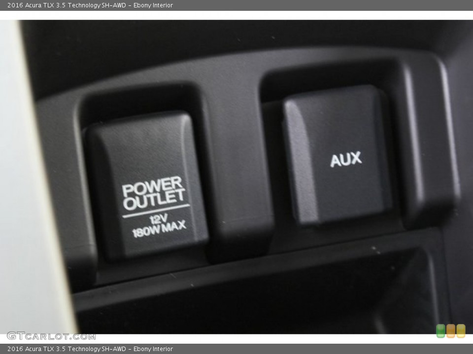 Ebony Interior Controls for the 2016 Acura TLX 3.5 Technology SH-AWD #108599293