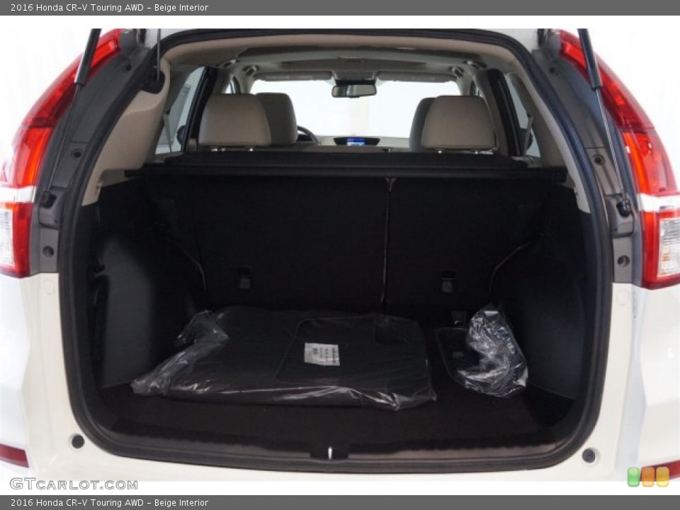 Beige Interior Trunk for the 2016 Honda CR-V Touring AWD #108601345