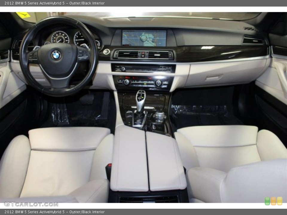 Oyster/Black Interior Photo for the 2012 BMW 5 Series ActiveHybrid 5 #108602709