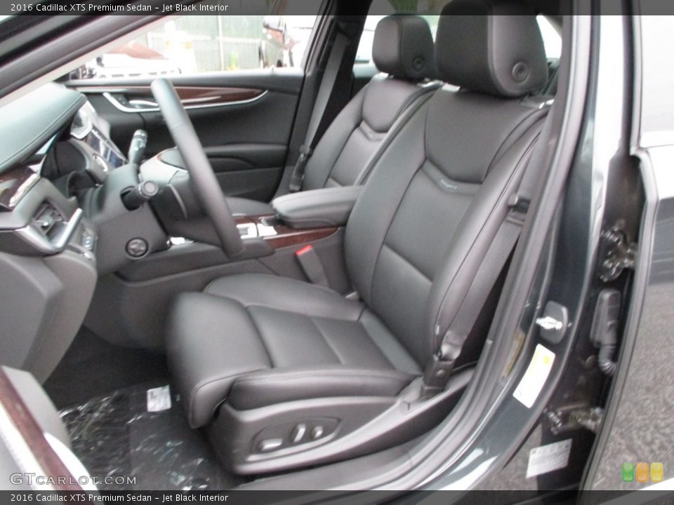 Jet Black Interior Front Seat for the 2016 Cadillac XTS Premium Sedan #108606694