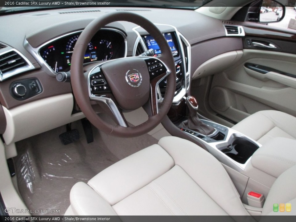 Shale/Brownstone Interior Prime Interior for the 2016 Cadillac SRX Luxury AWD #108606994