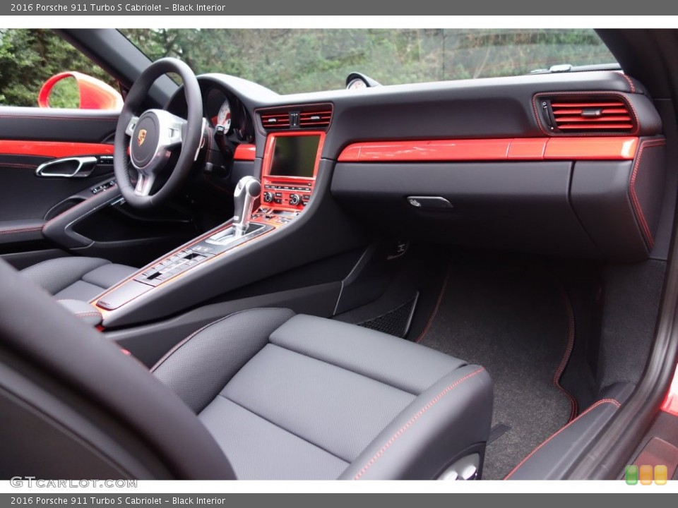 Black Interior Photo for the 2016 Porsche 911 Turbo S Cabriolet #108615164
