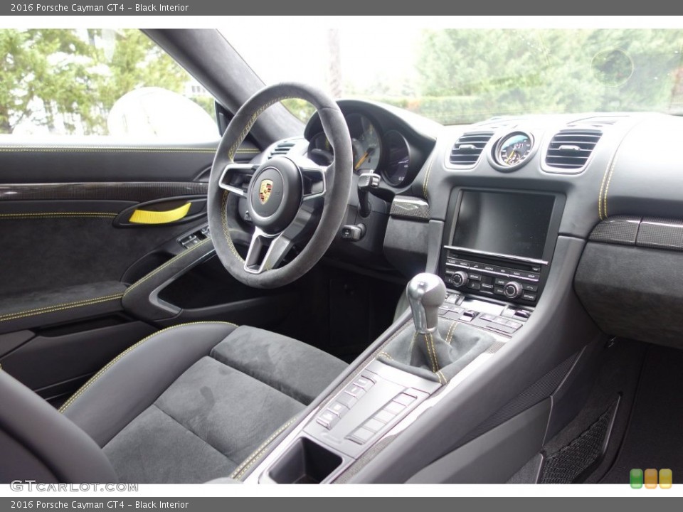Black Interior Dashboard for the 2016 Porsche Cayman GT4 #108615645