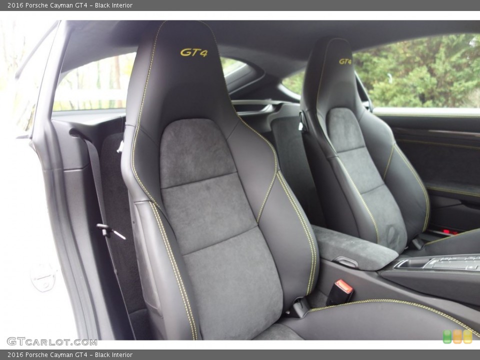 Black Interior Front Seat for the 2016 Porsche Cayman GT4 #108615692
